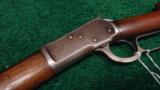 WINCHESTER MODEL 1892 ROUND BBL RIFLE WITH BUTTON MAG IN 38 WCF - 8 of 13
