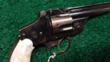  SMITH & WESSON SAFETY HAMMERLESS 4TH MODEL 38 CALIBER REVOLVER - 2 of 10