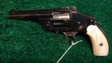  SMITH & WESSON SAFETY HAMMERLESS 4TH MODEL 38 CALIBER REVOLVER - 3 of 10