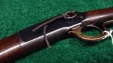 THE FINEST WINCHESTER 1886 BLUED FRAME SADDLE RING CARBINE IN 50-110 EXPRESS - 4 of 14
