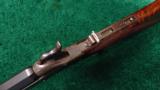  DELUXE CASED MAYNARD MODEL 1865 SPORTING RIFLE WITH 2 SETS OF BBLS - 5 of 15
