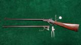  DELUXE CASED MAYNARD MODEL 1865 SPORTING RIFLE WITH 2 SETS OF BBLS - 14 of 15