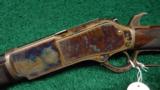 DELUXE WINCHESTER MODEL 1876 CASE COLORED RIFLE - 2 of 12
