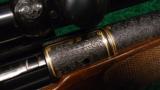  EXTRAORDINARY FACTORY ENGRAVED M-70 WINCHESTER - 9 of 24
