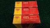 3 BOXES OF WINCHESTER 405 AMMO - 3 of 8