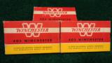 3 BOXES OF WINCHESTER 405 AMMO - 1 of 8