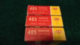 3 BOXES OF WINCHESTER 405 AMMO - 4 of 8