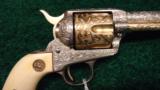 ENGRAVED COLT SINGLE ACTION ARMY - 1 of 13