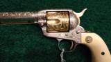 ENGRAVED COLT SINGLE ACTION ARMY - 2 of 13