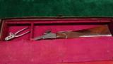 DELUXE CASED MAYNARD MODEL 1865 SPORTING RIFLE WITH 2 SETS OF BBLS - 18 of 20