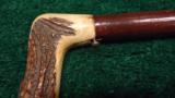 ATTRACTIVE STAG HANDLED CANE GUN - 4 of 10