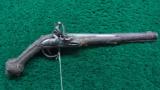 EXTRAORDINARY ORNATE TURKISH FLINTLOCK PISTOL - 3 of 14