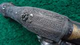  EXTRAORDINARY ORNATE TURKISH FLINTLOCK PISTOL - 12 of 14