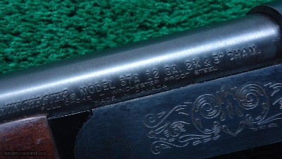 FACTORY CUTAWAY WINCHESTER MODEL 37A, 12 GAUGE SHOTGUN - Image 9 of 12