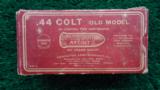 REMINGTON-UMC COMPANY .44 COLT CENTER FIRE CARTRIDGES- 1 of 8