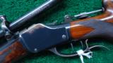  VERY FINE WINCHESTER DELUXE HIGH WALL SCHUTZEN RIFLE - 2 of 19