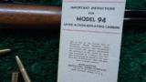 SIX MINIATURE WINCHESTER 1894 LEVER ACTION RIFLES IN WOODEN CRATE - 9 of 13