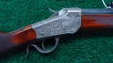  BEAUTIFUL CUSTOM ENGRAVED WINCHESTER 1885 - 1 of 15
