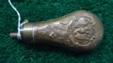 UNMARKED EAGLE POWDER FLASK - 2 of 3