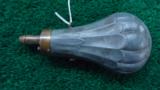 UNMARKED FLUTED PATTERN FLASK - 2 of 2