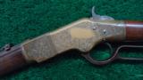 EARLY NIMSCHKE ENGRAVED 1866 WINCHESTER SPORTING RIFLE - 2 of 21