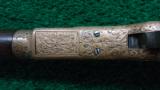  DELUXE ENGRAVED 1866 WINCHESTER SPORTING RIFLE - 13 of 18