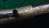  DELUXE ENGRAVED 1866 WINCHESTER SPORTING RIFLE - 15 of 18