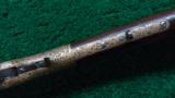  DELUXE ENGRAVED 1866 WINCHESTER SPORTING RIFLE - 9 of 18