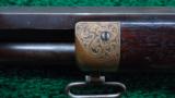  DELUXE ENGRAVED 1866 WINCHESTER SPORTING RIFLE - 12 of 18