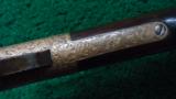  DELUXE ENGRAVED 1866 WINCHESTER SPORTING RIFLE - 8 of 18