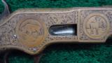  DELUXE ENGRAVED 1866 WINCHESTER SPORTING RIFLE - 10 of 18