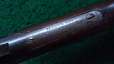 WINCHESTER MODEL 1892 RIFLE IN 38 WCF - Image 8 of 14
