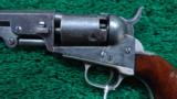 VERY RARE KIDDER MARKED CASE FITTED WITH AN 1849 COLT POCKET REVOLVER - 4 of 17