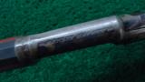 ENGRAVED MARLIN MODEL 97 LEVER ACTION 22 CALIBER RIFLE - 6 of 16