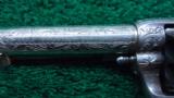 FACTORY ENGRAVED COLT SINGLE ACTION WITH BLACK POWDER FRAME - 7 of 15