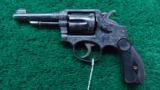 ENGRAVED PRESENTATION SMITH & WESSON REVOLVER - 2 of 13