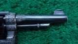 ENGRAVED PRESENTATION SMITH & WESSON REVOLVER - 7 of 13