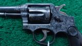 ENGRAVED PRESENTATION SMITH & WESSON REVOLVER - 6 of 13