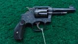 ENGRAVED PRESENTATION SMITH & WESSON REVOLVER - 1 of 13