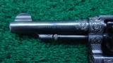 ENGRAVED PRESENTATION SMITH & WESSON REVOLVER - 8 of 13
