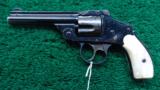  SMITH & WESSON SAFETY HAMMERLESS 4TH MODEL 38 CALIBER REVOLVER - 2 of 11