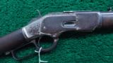 WINCHESTER SECOND MODEL 1873 SADDLE RING CARBINE IN 44 WCF - 1 of 17