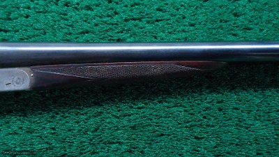 W. RICHARDS DOUBLE BARREL HAMMERLESS 12 GAUGE SHOTGUN - Image 5 of 17