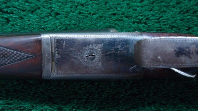 W. RICHARDS DOUBLE BARREL HAMMERLESS 12 GAUGE SHOTGUN - Image 10 of 17