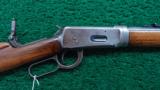 WINCHESTER MODEL 55 TD RIFLE WITH RARE TANG SIGHT - 1 of 17