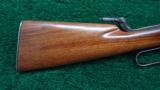 WINCHESTER MODEL 55 TD RIFLE WITH RARE TANG SIGHT - 15 of 17