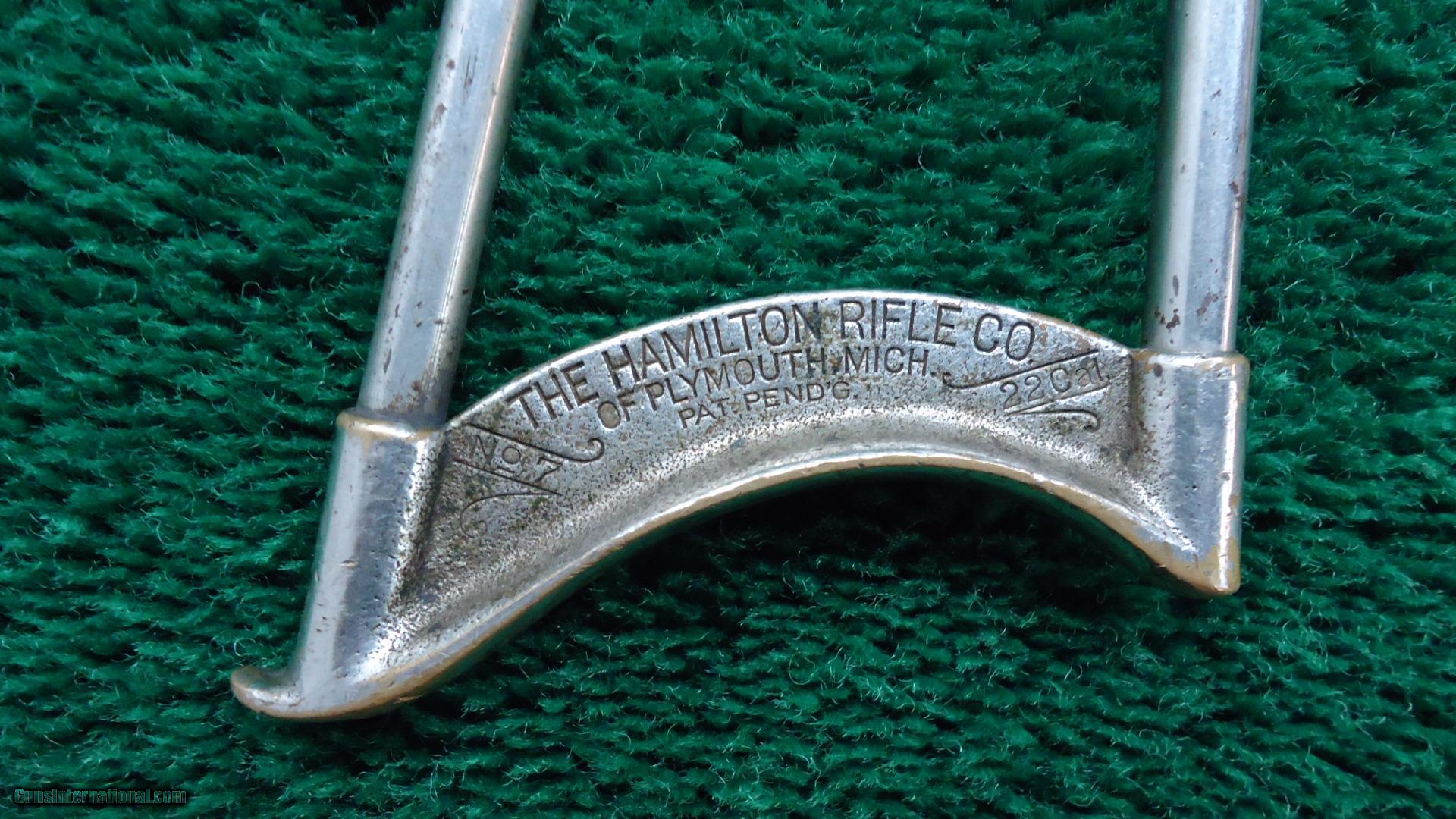 SCARCE HAMILTON RIFLE CO. NUMBER 7