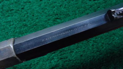 REMINGTON NO. 1 ROLLING BLOCK SPORTING RIFLE IN .44 HENRY RF - Image 12 of 17