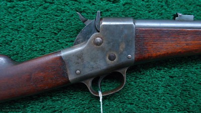 EXCEPTIONAL U.S. REMINGTON SPLIT BREECH TYPE II ROLLING BLOCK SADDLERING CARBINE IN .50 RF