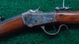 WINCHESTER LOW WALL RIFLE IN RARE 25-20 SINGLE SHOT - 2 of 18